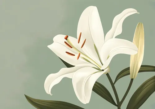 Flower Botanical No. 189 — downloadable digital art print