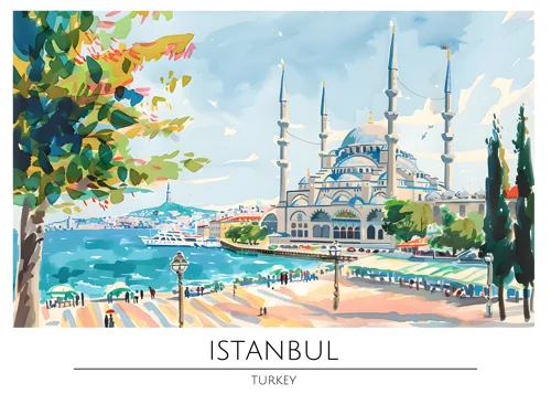 Travel No. 136 — downloadable digital art print