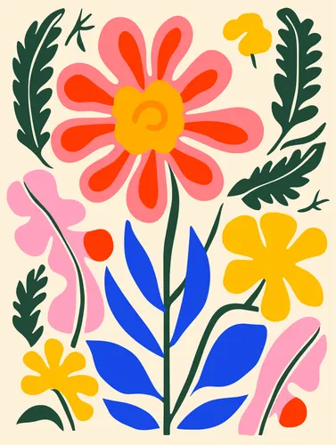 Flower Botanical No. 92 — downloadable digital art print