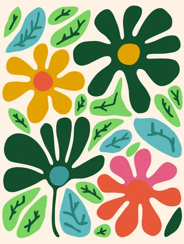 Flower Botanical No. 351 — downloadable digital art print