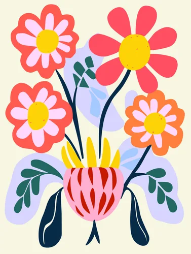 Flower Botanical No. 6 — downloadable digital art print
