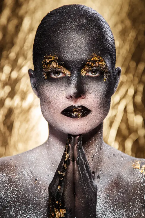 Black & Gold No. 24 — downloadable digital art print