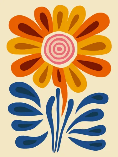 Flower Botanical No. 328 — downloadable digital art print