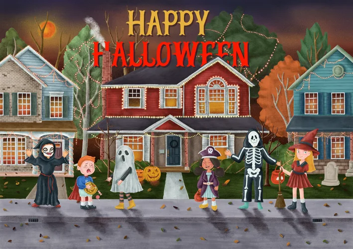 Halloween No. 16 — downloadable digital art print