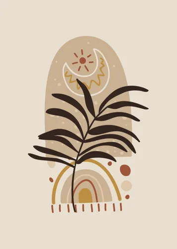 Boho Abstract No. 39 — downloadable digital art print