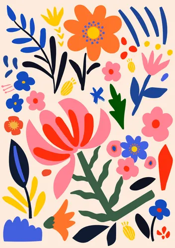 Flower Botanical No. 418 — downloadable digital art print
