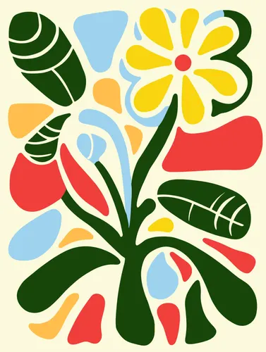 Flower Botanical No. 342 — downloadable digital art print