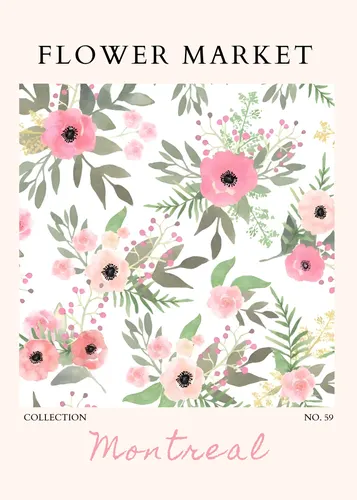 Flower Botanical No. 505 — downloadable digital art print