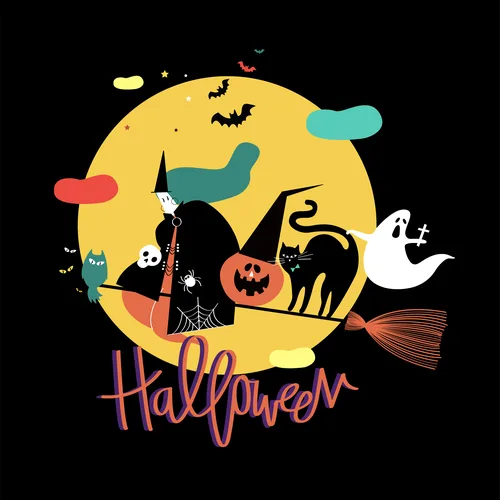Halloween No. 10 — downloadable digital art print
