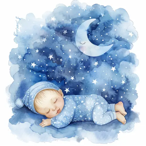 Nursery Kids No. 24 — downloadable digital art print