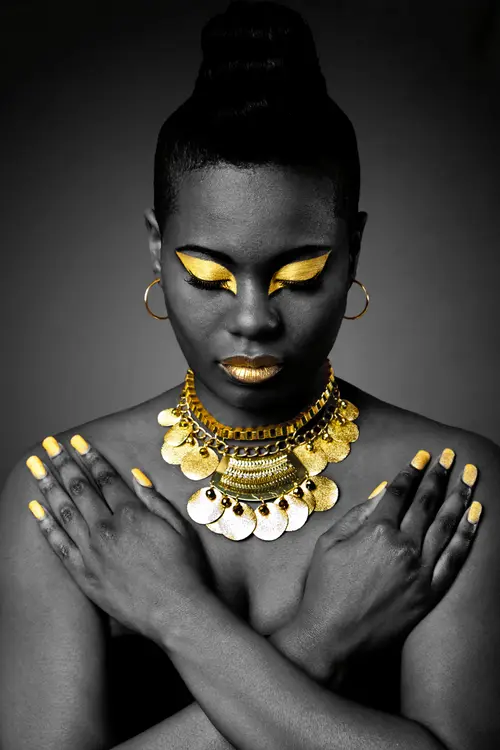 Black & Gold No. 27 — printable wall art