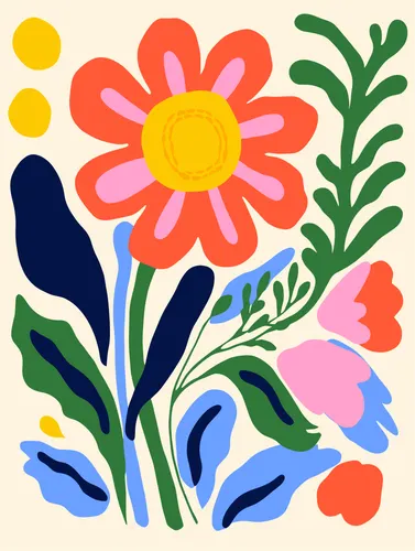 Flower Botanical No. 69 — downloadable digital art print