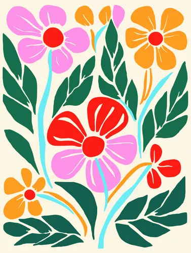 Flower Botanical No. 347 — downloadable digital art print