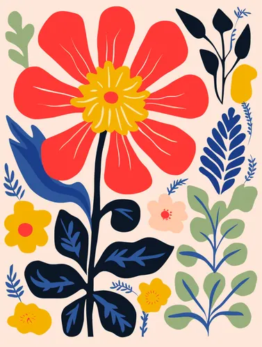 Flower Botanical No. 81 — downloadable digital art print