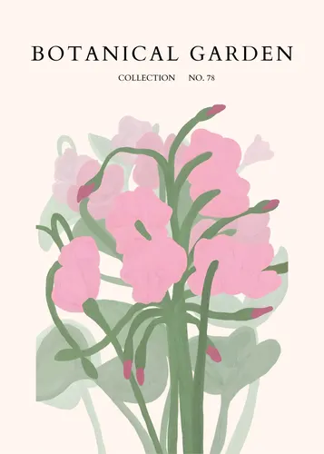 Flower Botanical No. 524 — downloadable digital art print