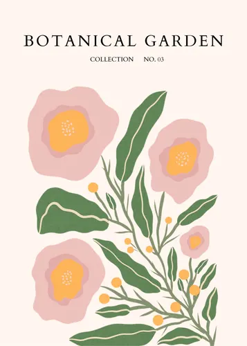 Flower Botanical No. 468 — downloadable digital art print