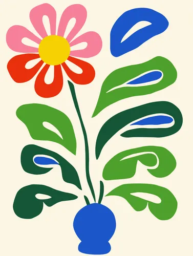 Flower Botanical No. 349 — downloadable digital art print