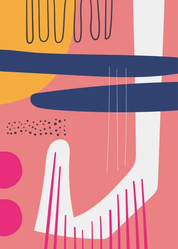 Boho Abstract No. 53 — downloadable digital art print