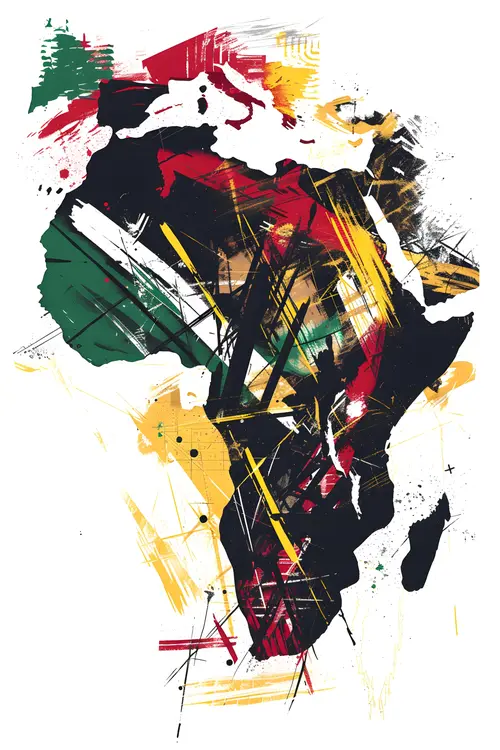 African & Juneteenth No. 15 — downloadable digital art print