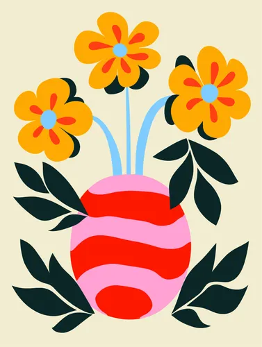 Flower Botanical No. 57 — downloadable digital art print