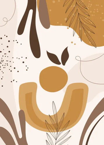 Boho Abstract No. 48 — downloadable digital art print