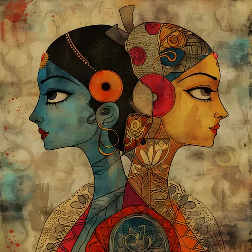 Indian Art No. 44 — printable wall art