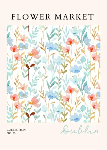Flower Botanical No. 474 — downloadable digital art print