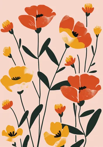 Flower Botanical No. 235 — downloadable digital art print