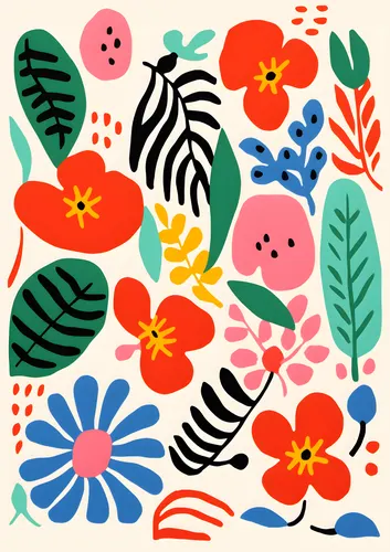 Flower Botanical No. 434 — downloadable digital art print