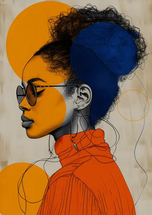 African & Juneteenth No. 18 — downloadable digital art print