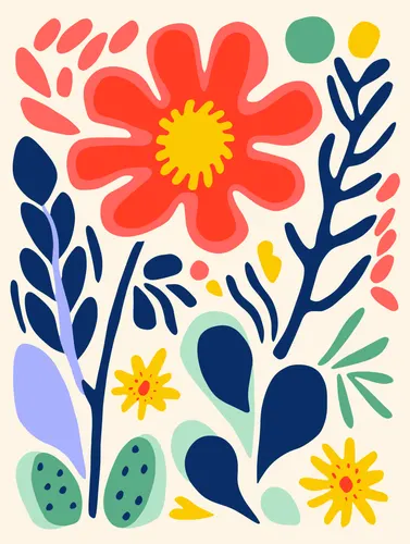 Flower Botanical No. 83 — downloadable digital art print