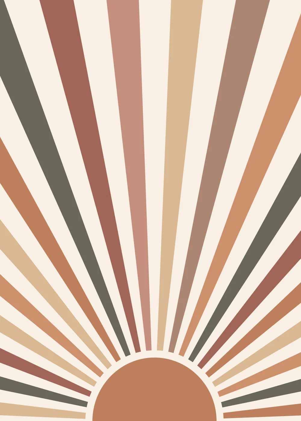 Boho Abstract No. 32 — downloadable digital art print