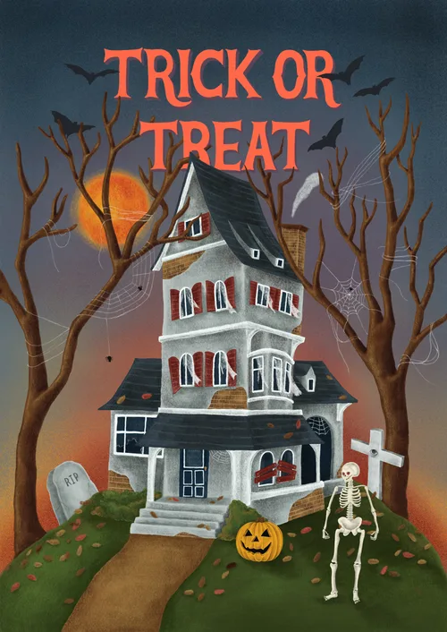 Halloween No. 26 — downloadable digital art print