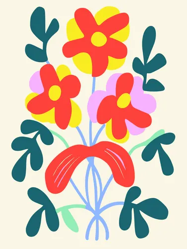 Flower Botanical No. 297 — downloadable digital art print
