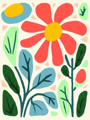 Flower Botanical No. 59 — downloadable digital art print