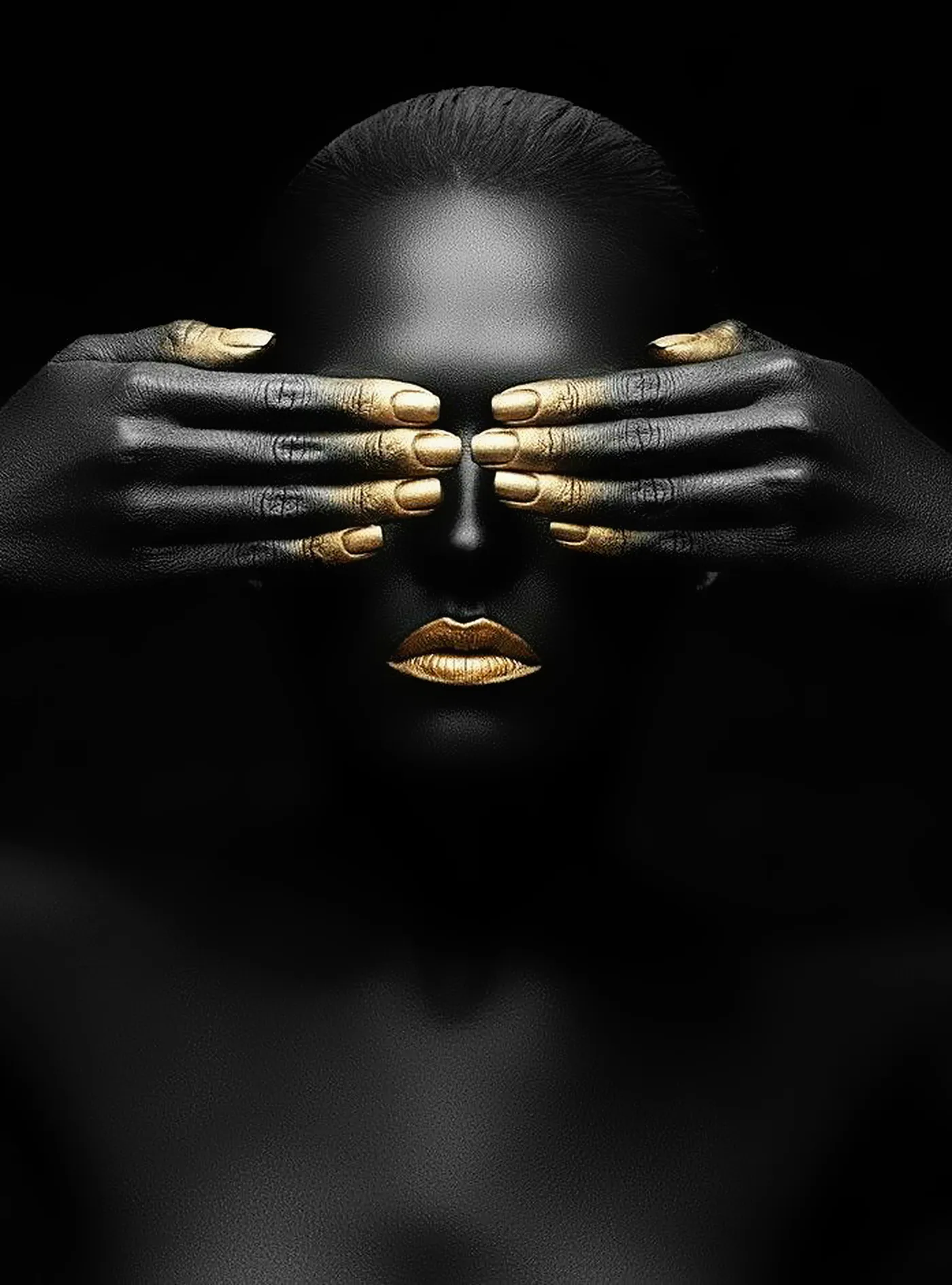 Black & Gold No. 04 — downloadable digital art print
