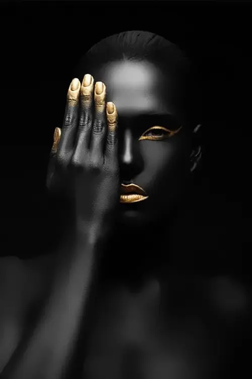 Black & Gold No. 08 — downloadable digital art print
