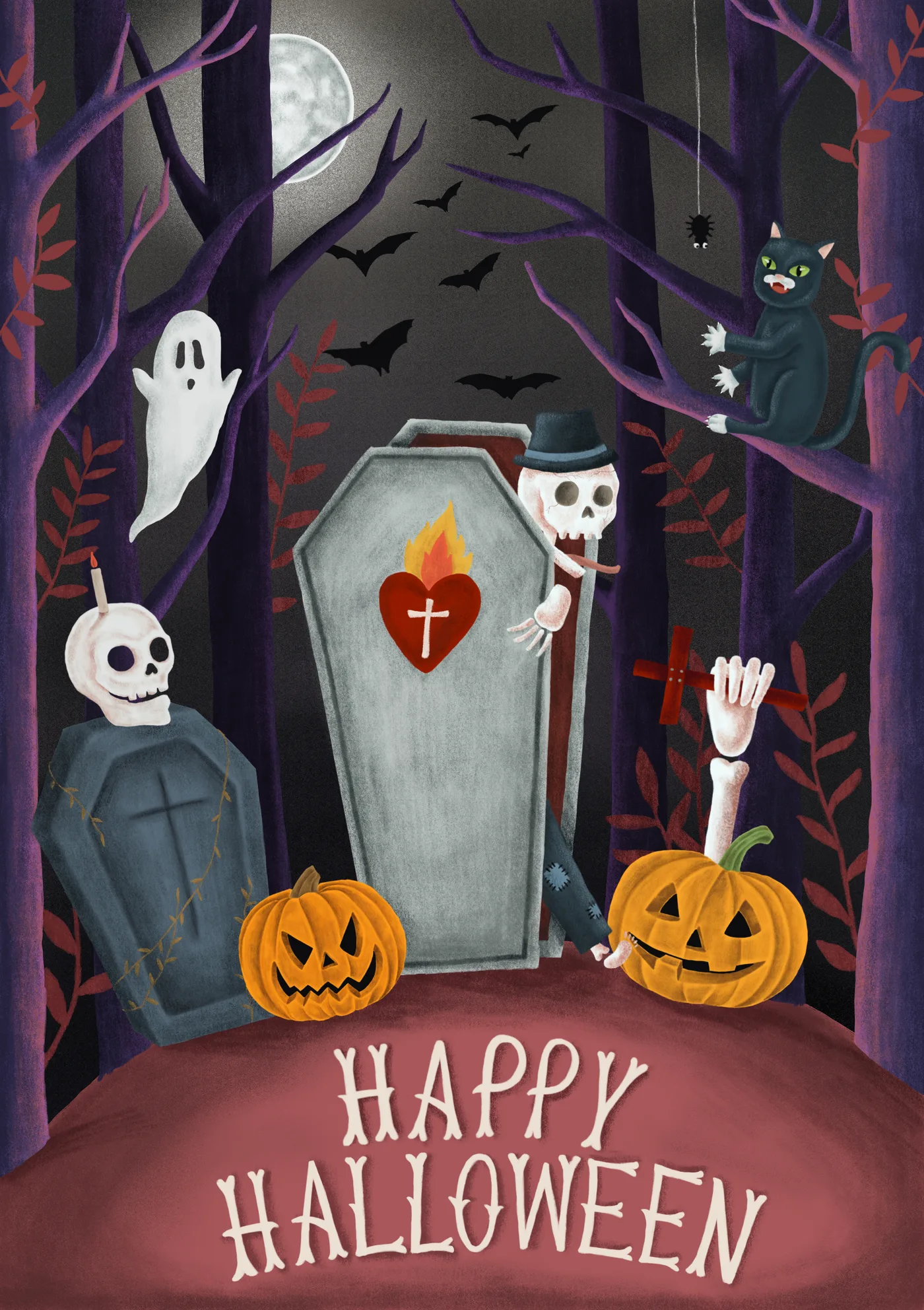 Halloween No. 22 — downloadable digital art print