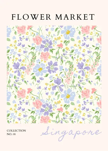 Flower Botanical No. 494 — downloadable digital art print