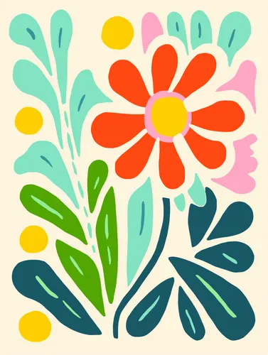 Flower Botanical No. 441 — downloadable digital art print