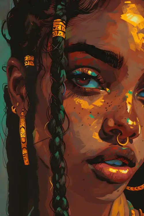 African & Juneteenth No. 10 — downloadable digital art print