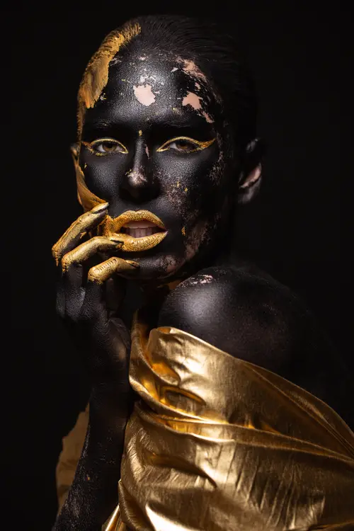 Black & Gold No. 11 — downloadable digital art print