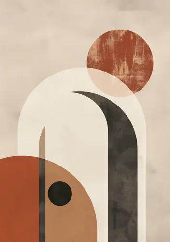 Boho Abstract No. 99 — downloadable digital art print