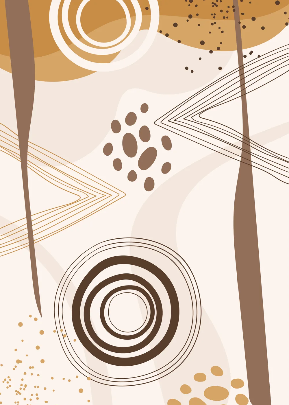 Boho Abstract No. 57 — downloadable digital art print