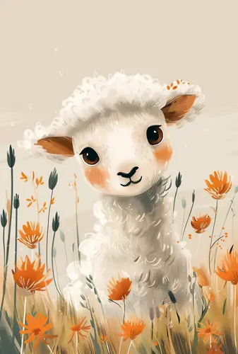 Nursery Kids No. 32 — downloadable digital art print