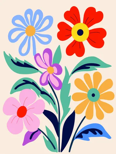 Flower Botanical No. 58 — downloadable digital art print