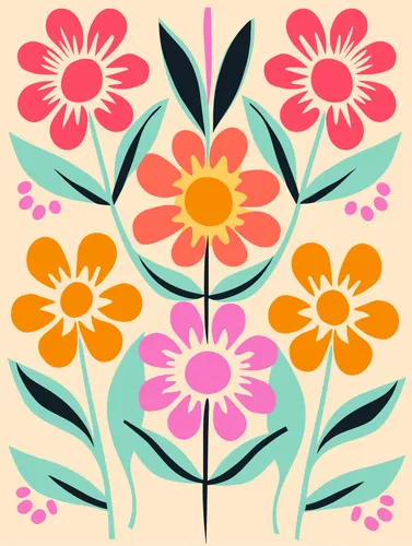Flower Botanical No. 307 — downloadable digital art print