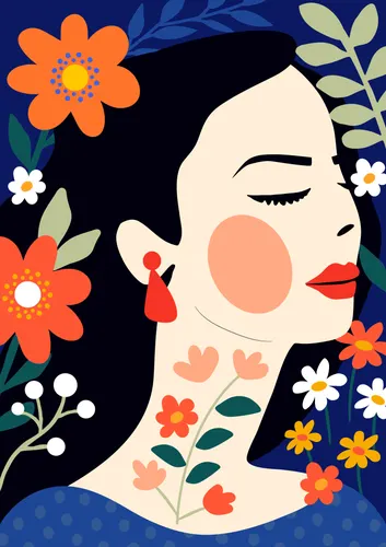 Flower Botanical No. 411 — downloadable digital art print