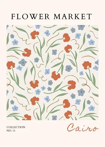 Flower Botanical No. 450 — downloadable digital art print