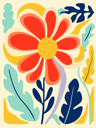 Flower Botanical No. 68 — downloadable digital art print